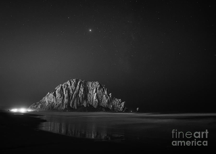 Morro Bay Under Starlight Photograph by Anthony Michael Bonafede