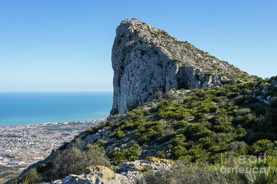 Morro de Segaria and the Mediterranean sea Photograph by Adriana Mueller