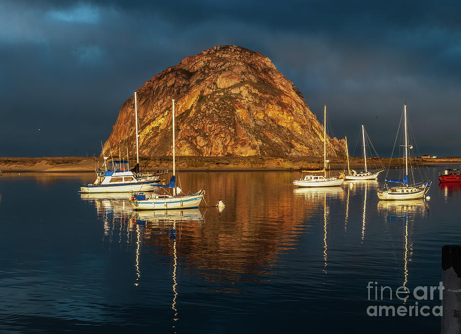 Morro Bay Photograph - Morro Rock - 413 by Stephen Parker