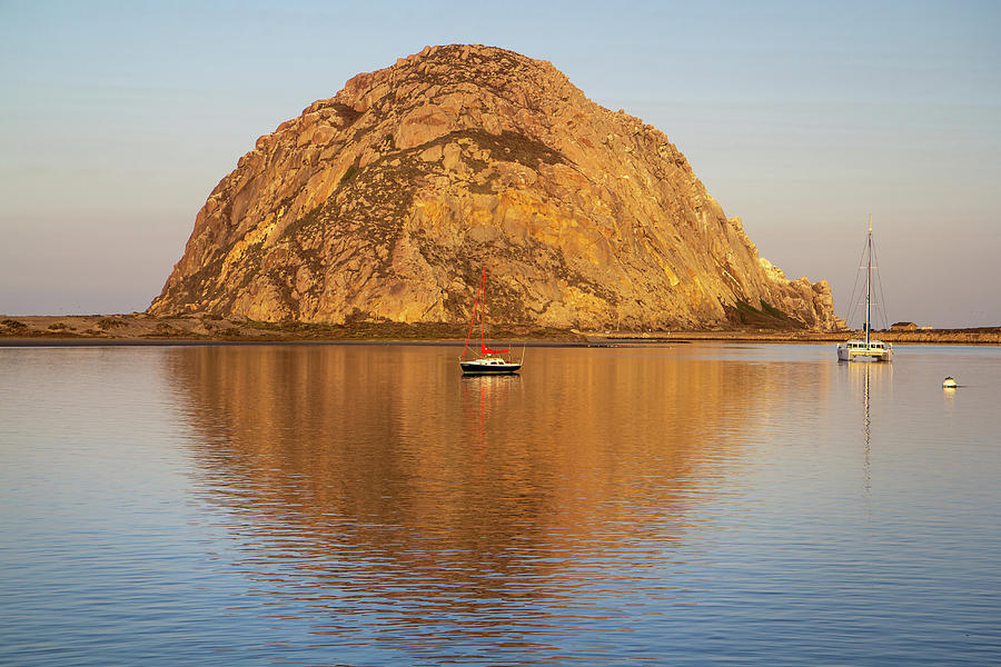 Morro Rock Photograph by Gina Cinardo