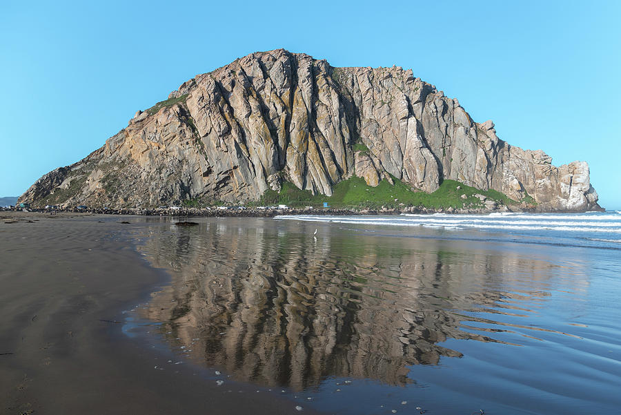 Morro Rock Reflection Photograph by Matthew DeGrushe