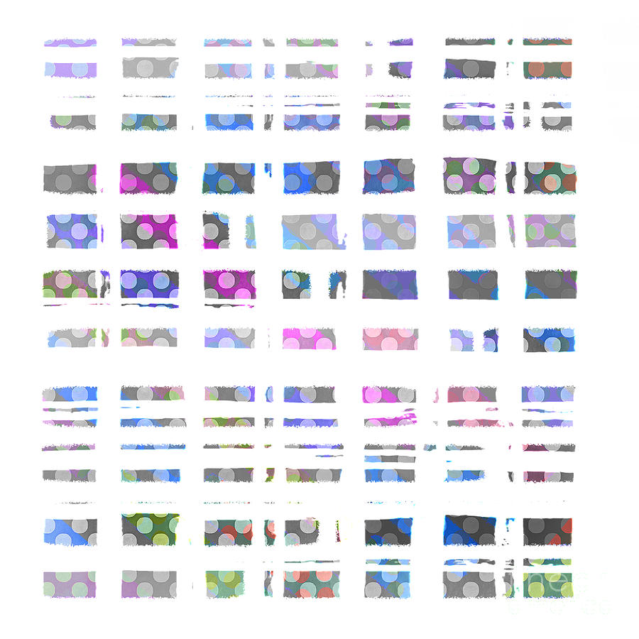 Abstract Digital Art - Morse Code Pop Art Abstract by Edward Fielding