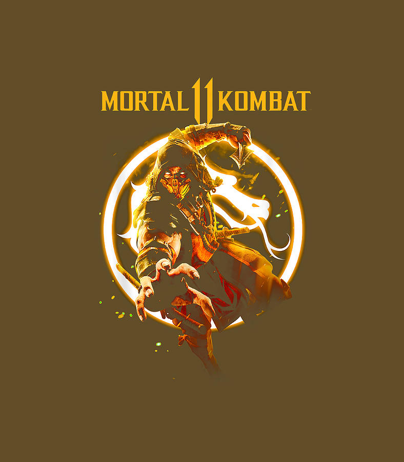 Mortal Kombat 11 Scorpion Flames Digital Art By Zachar Franky Fine