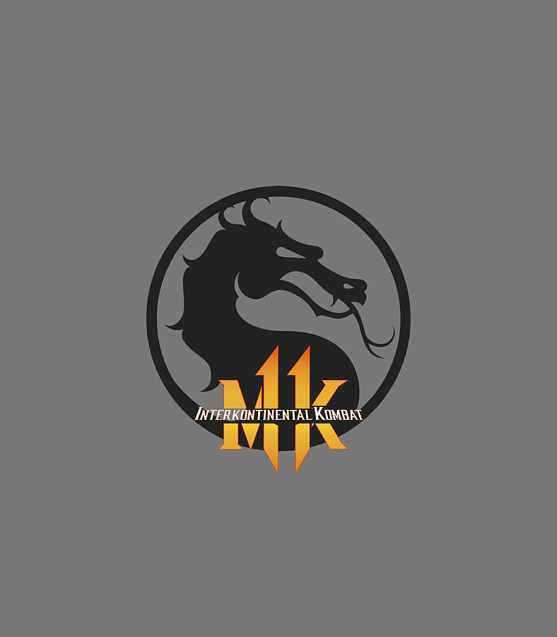 Mortal Kombat Interkontinental Kombat Dragon Logo Digital Art by Archi ...