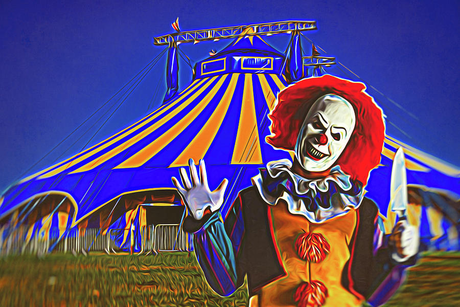 Morte The Clown Digital Art by LGP Imagery