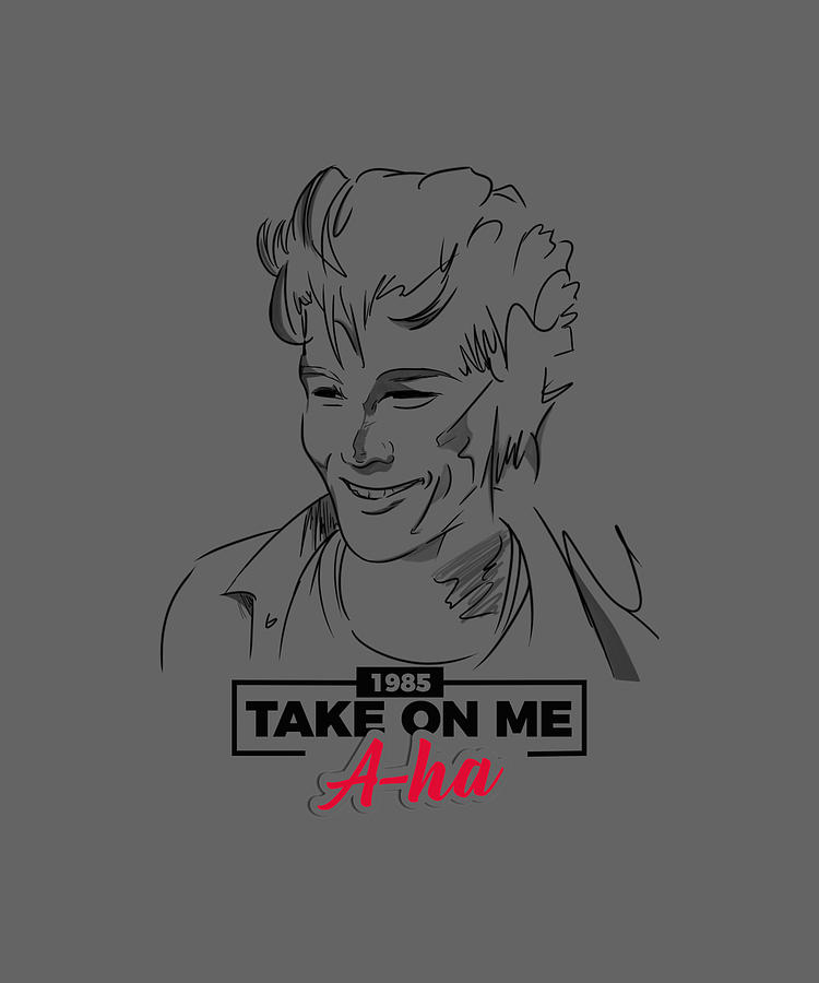 Morten Harket in Take On Me aha Kids Pullover Painting by Duncan Claire ...