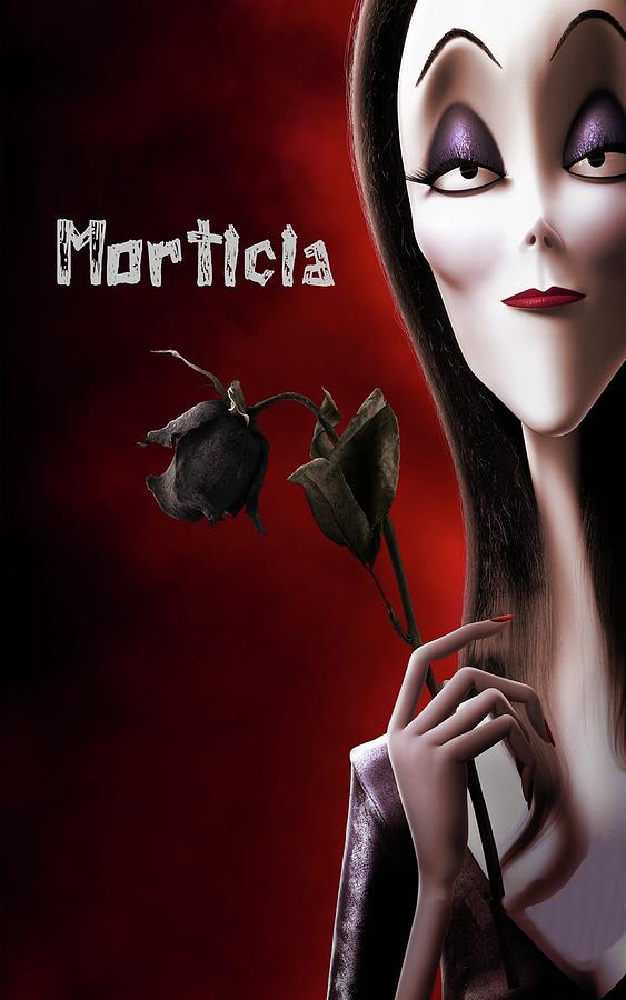 Morticia Mixed Media by Movie Poster Prints