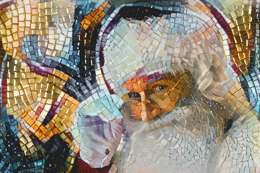 Mosaic Santa 2 Digital Art by Yury Malkov