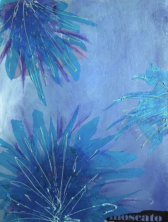 Moscato Palms Mixed Media by M West