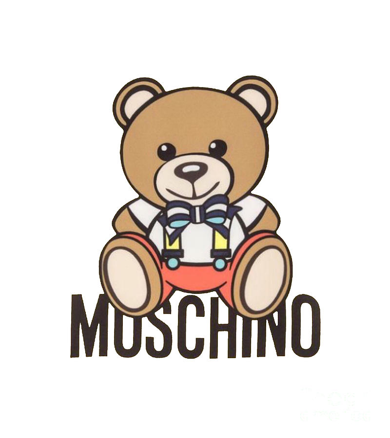 Moschino bear Digital Art by Sarah Tom