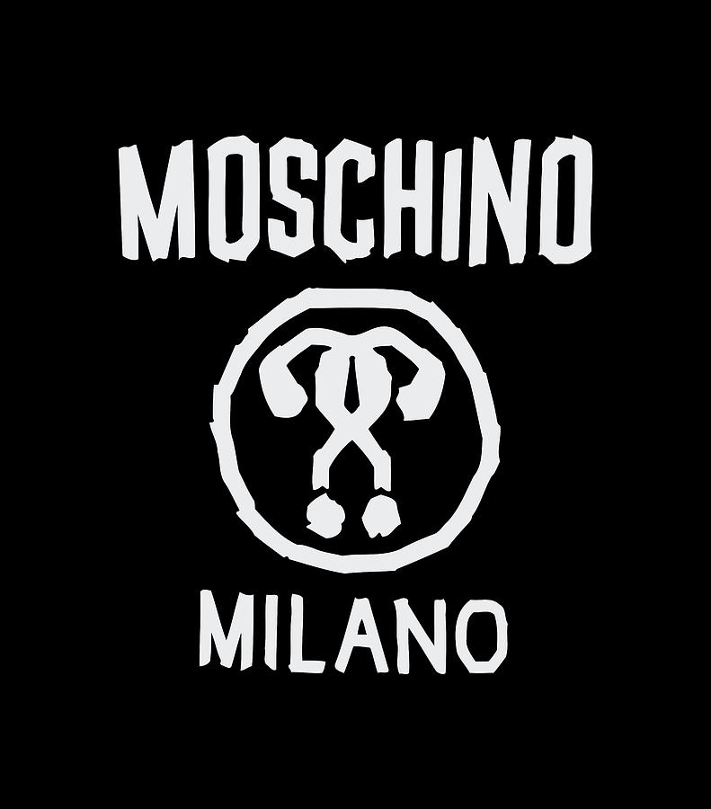 Moschino Milano Transparent Drawing by Victor Wright