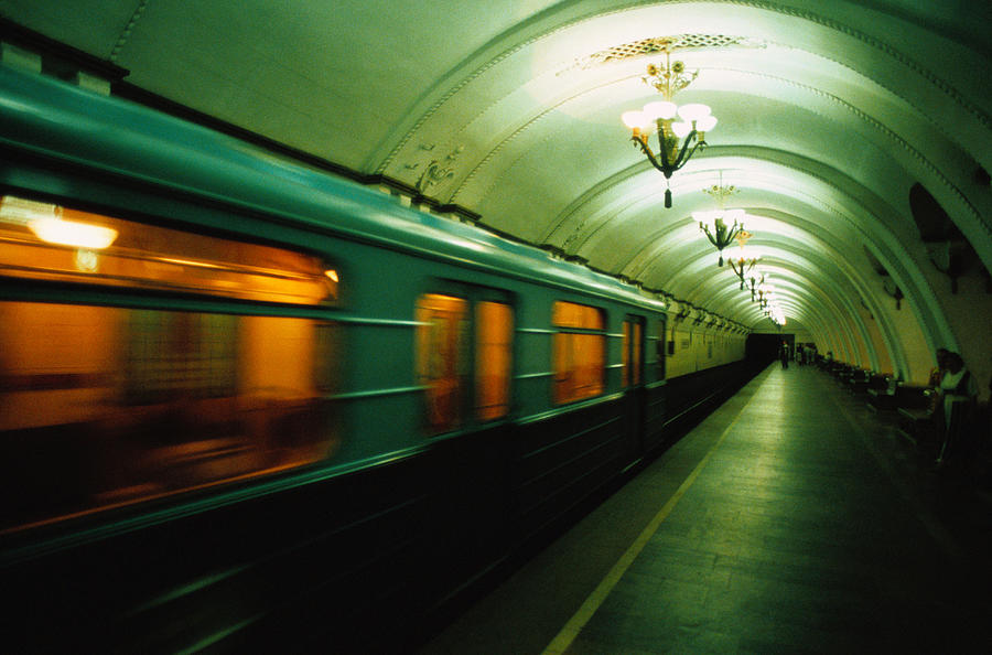 Moscow Metro Station Photograph by Kim Steele