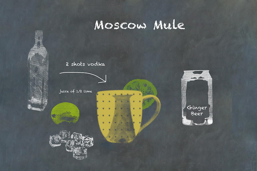 Moscow Mule Cocktail Recipe Photograph