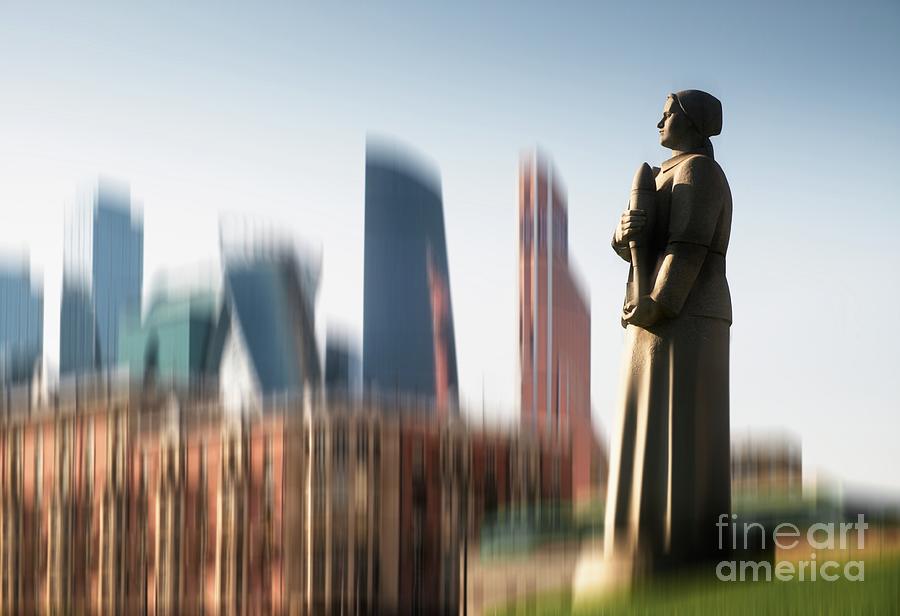 Moscow, Old and New Cityscape 2 Photograph by Philip Preston