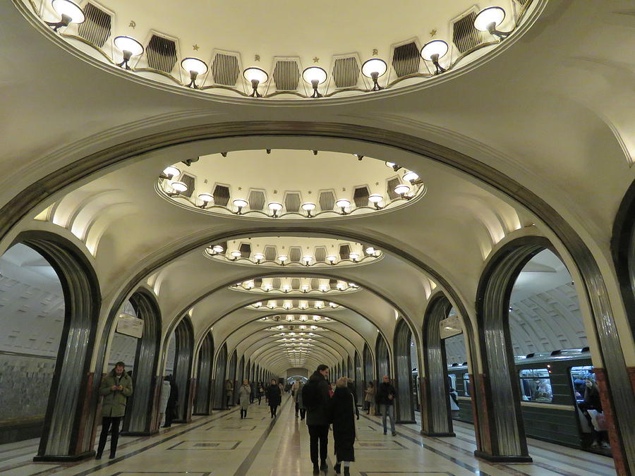 Moscow Subway Photograph by Penny Parrish - Fine Art America