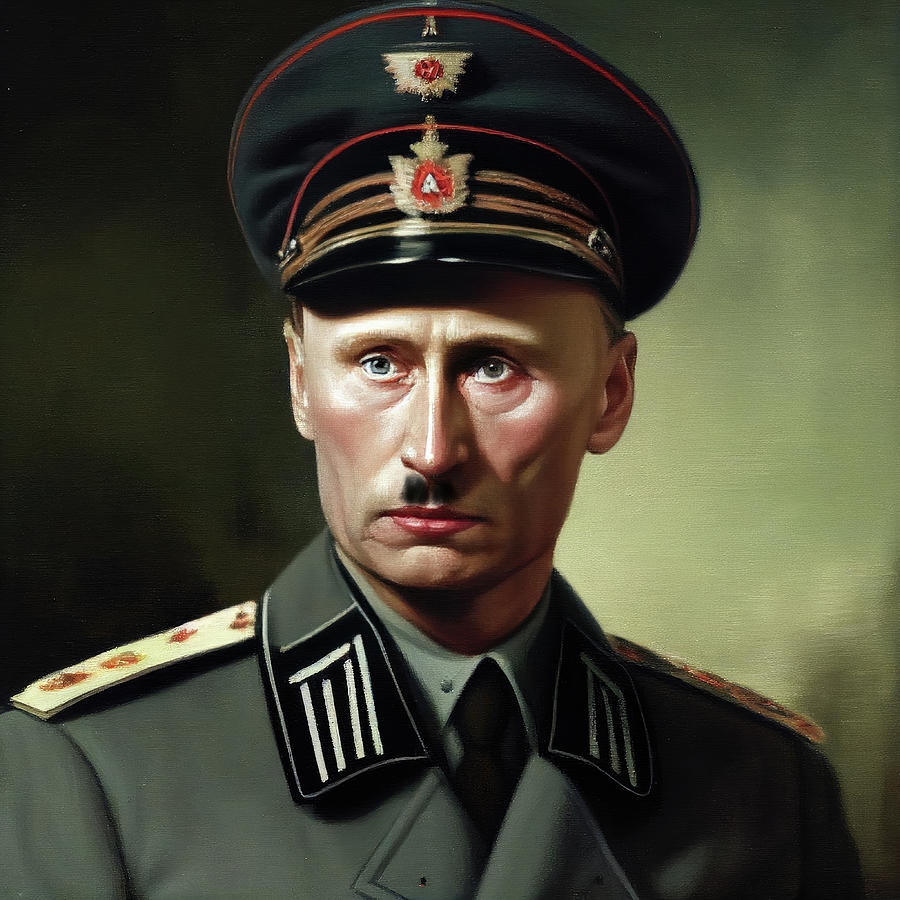 Moscow Painting - Moscows last dictator by My Head Cinema