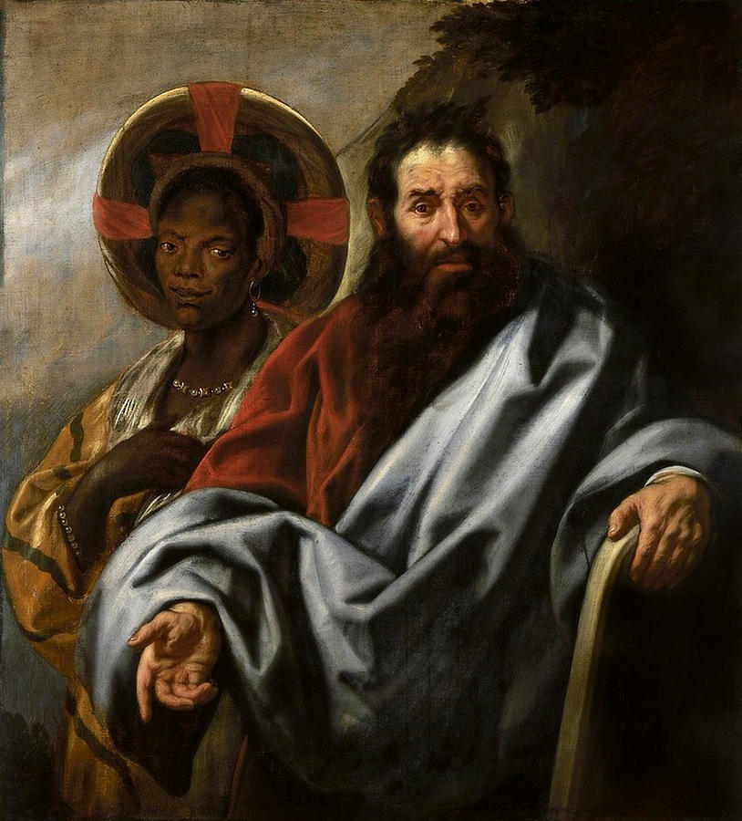 Moses and his Ethiopian wife Zipporah Painting by Jacob Jordaens - Fine ...