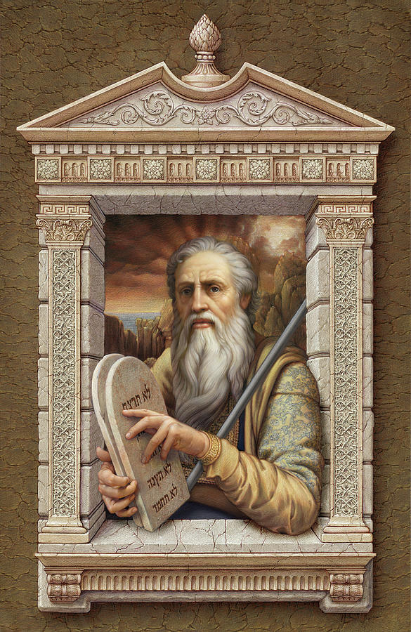 Moses 2 Painting by Kurt Wenner