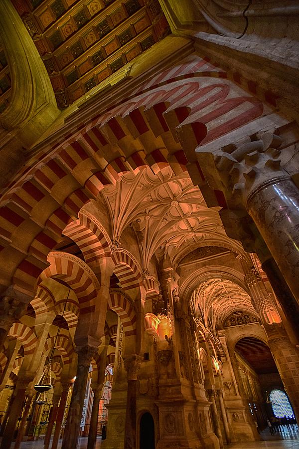 Mosque Cathedral of Cordoba, interior Photograph by Andrei SKY