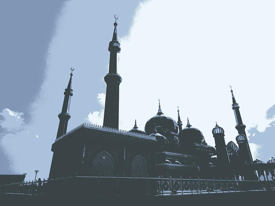 Mosque  Mixed Media by Faa shie