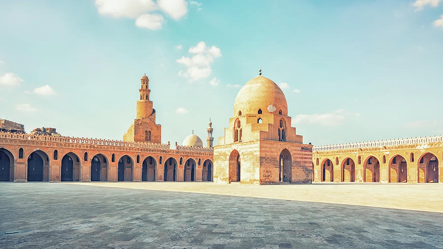 Mosque Of Ibn Tulun In Cairo Photograph