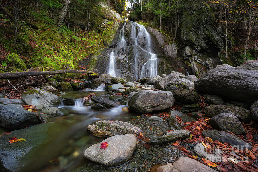 Moss Glen Falls In Granville Vermont Photograph