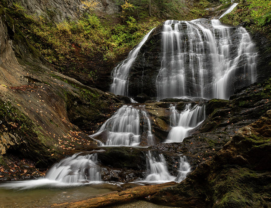 Moss Glen Falls in Stowe Photograph by Scott Miller - Pixels