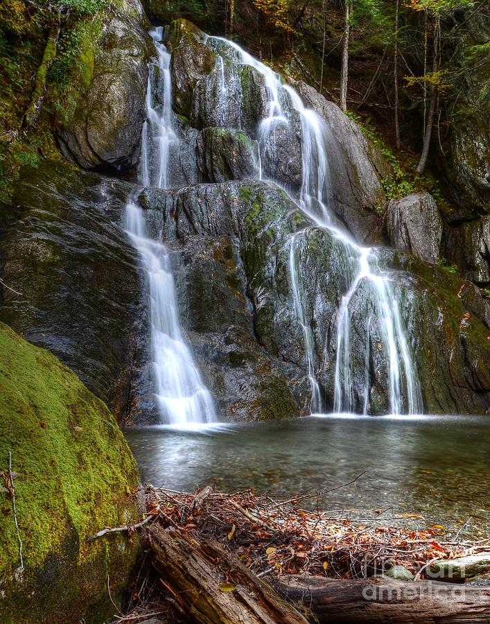 Moss Glen Falls Photograph by Steve Brown