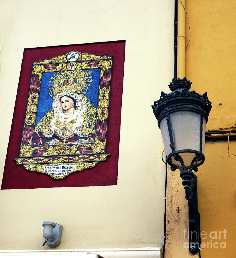 Most Holy Mary of the Rosary in Her Sorrowful Mysteries in Malaga Photograph by John Rizzuto