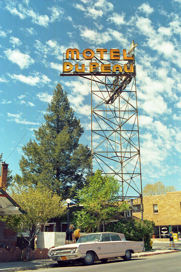 Vintage Photograph - Motel DuPeau by Matthew Bamberg