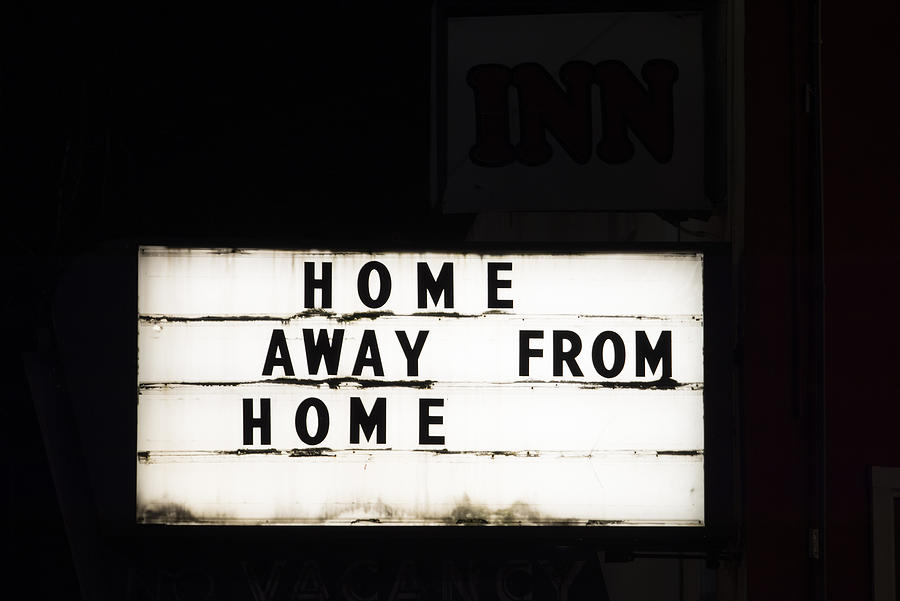 Motel Sign at night Photograph by Thomas Winz