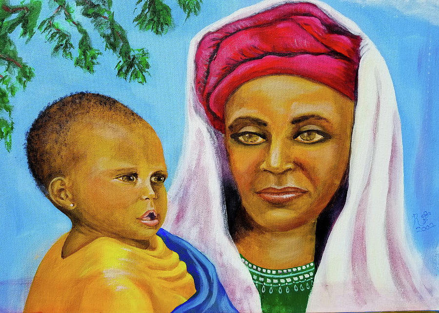 Mother Africa Painting by Rose Lambert - Fine Art America