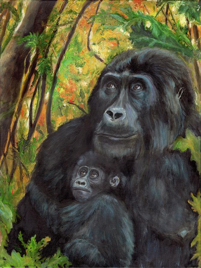 Mother and Child Painting by Deborah Butts