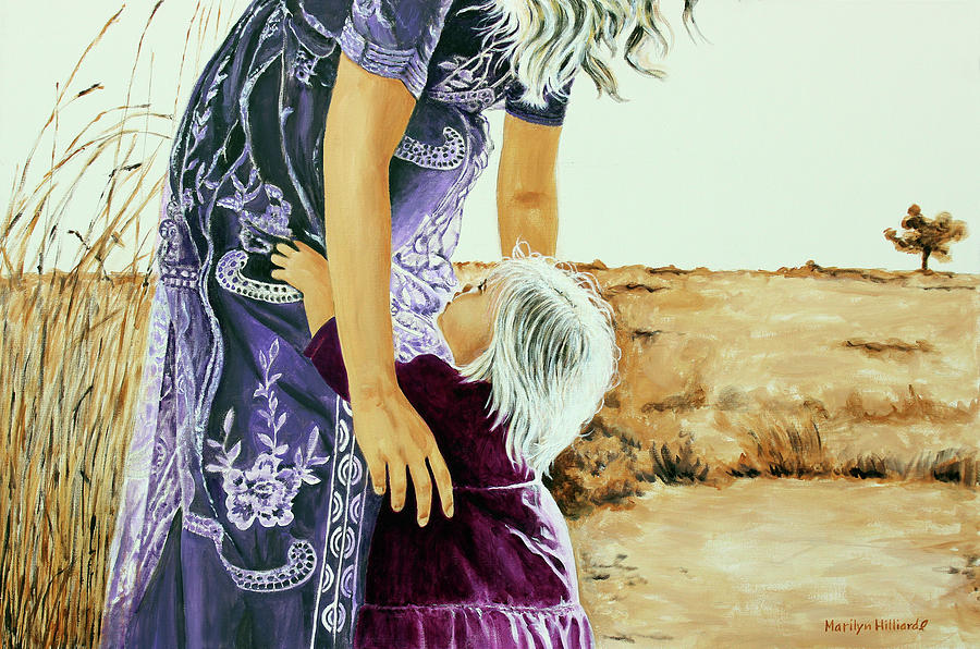 Mother and Child Painting by Marilyn Borne