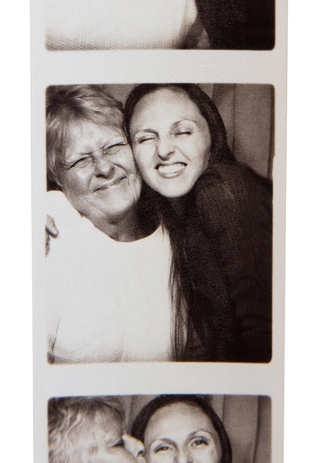 Mother Daughter Photo Booth Strip Photograph by Jena Ardell