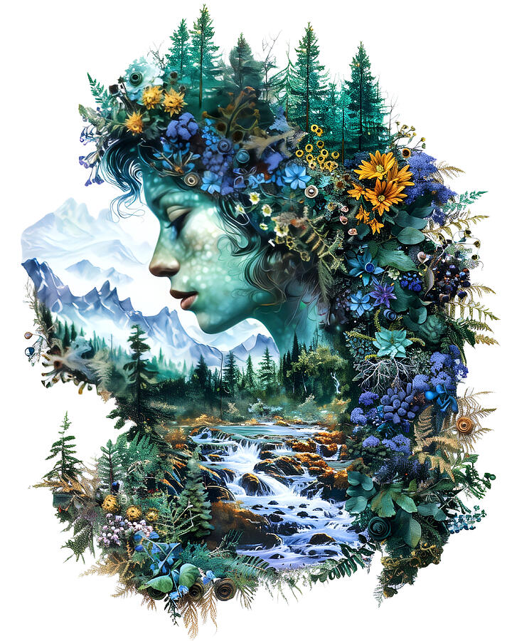 Mother Earth Digital Art by Evelyn's AI Art - Pixels