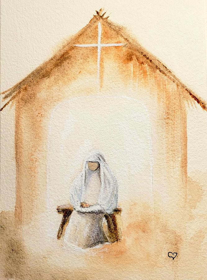 Mother Mary Painting by Deahn Benware
