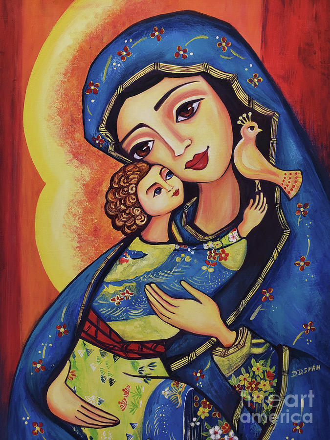 Mother Mary Painting by Dipali Shah