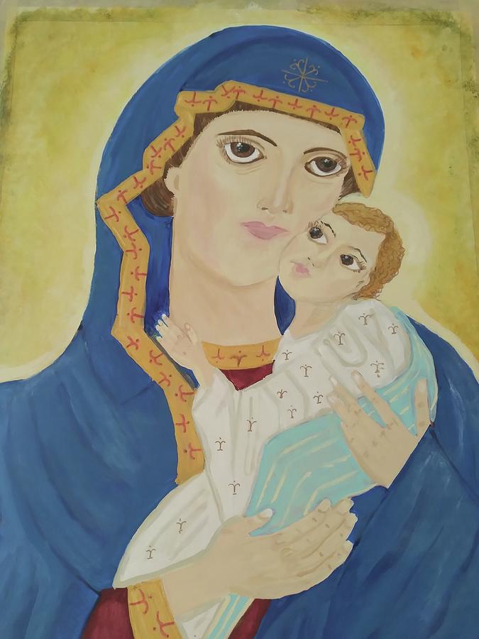 Mother Most Holy Painting by Barbara Fincher