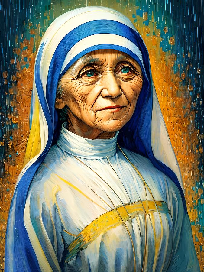 Mother Teresa Digital Art by Bliss Of Art - Fine Art America