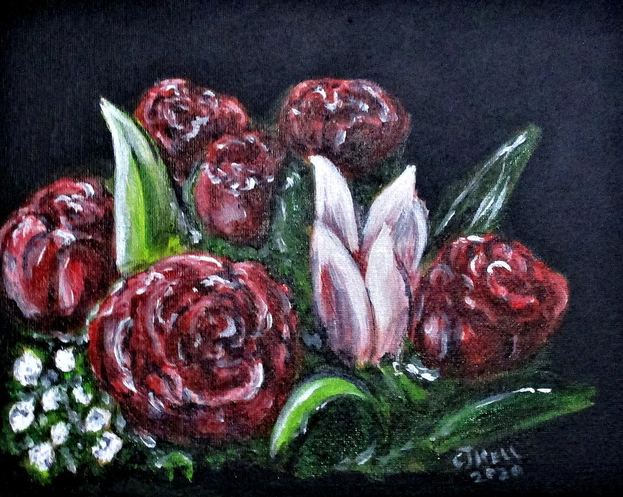 Mothers Bouquet Painting by Clyde J Kell