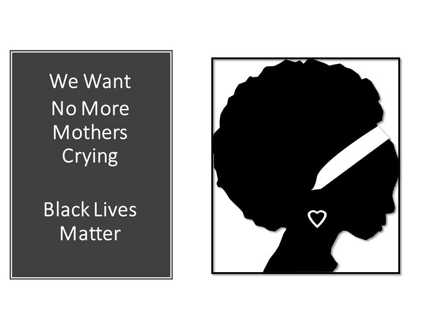 Mothers Crying Black Lives Matter Mixed Media by Nancy Ayanna Wyatt and Gordon Johnson