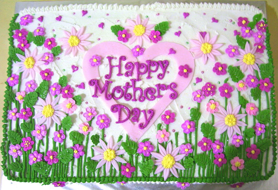 Mothers day cake Photograph by By Maryam at IcingDreams
