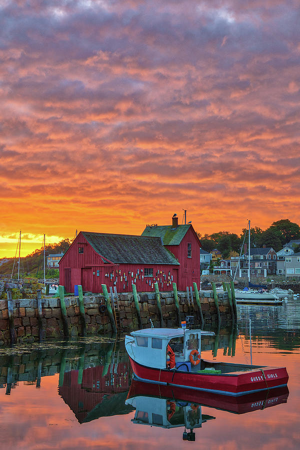 Motif #1 in Rockport Massachusetts  Photograph by Juergen Roth