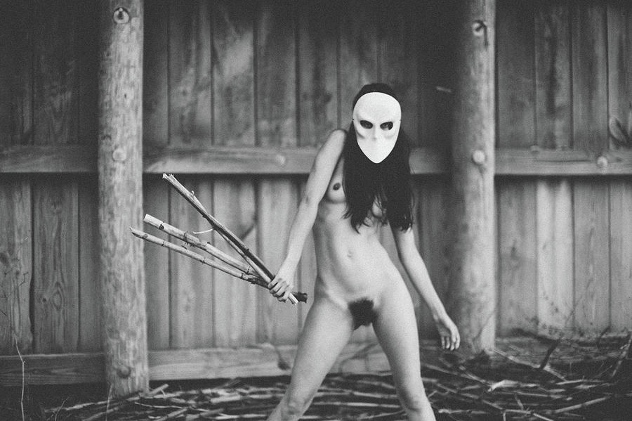 #motion #mask #monochrome #tribal Photograph by Eugene Nikiforov