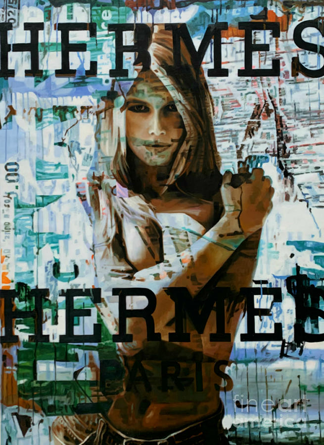 Motiv Brigitte Bardot - Hermes - Part 1 Painting by Felix Von Altersheim