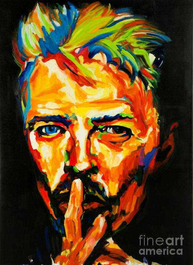 Motiv David Bowie Classic Painting by Felix Von Altersheim - Fine Art ...