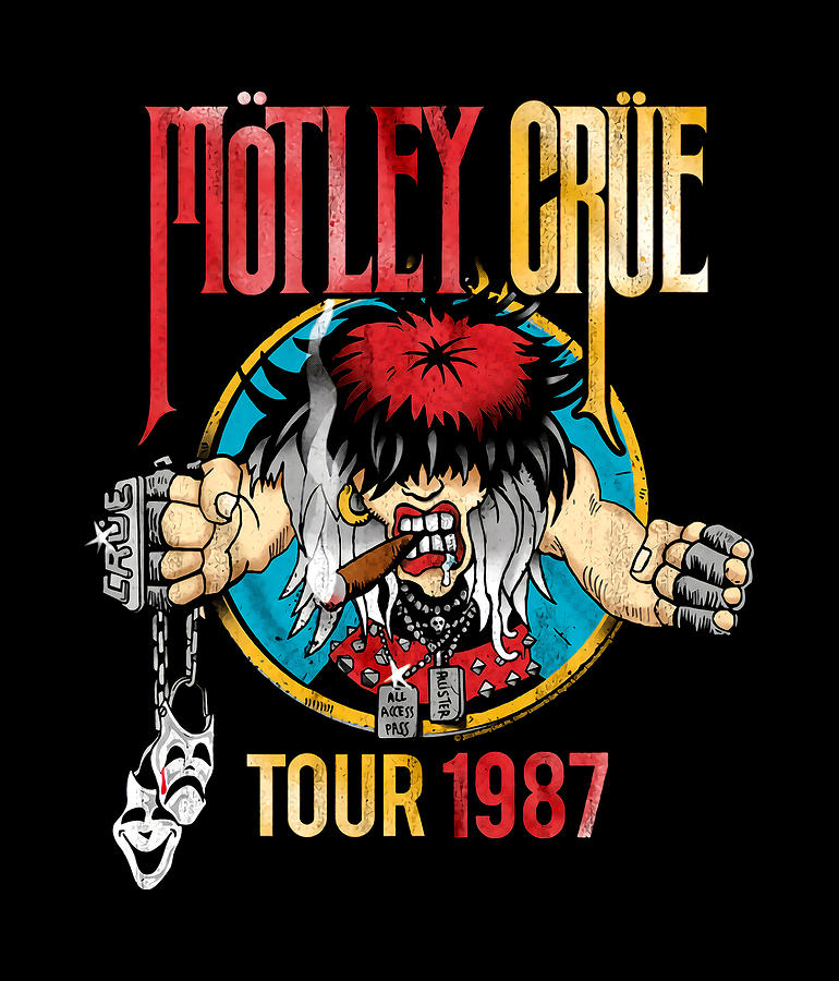 Motley Crue Tour 1987 Digital Art by Ankti Donal - Fine Art America