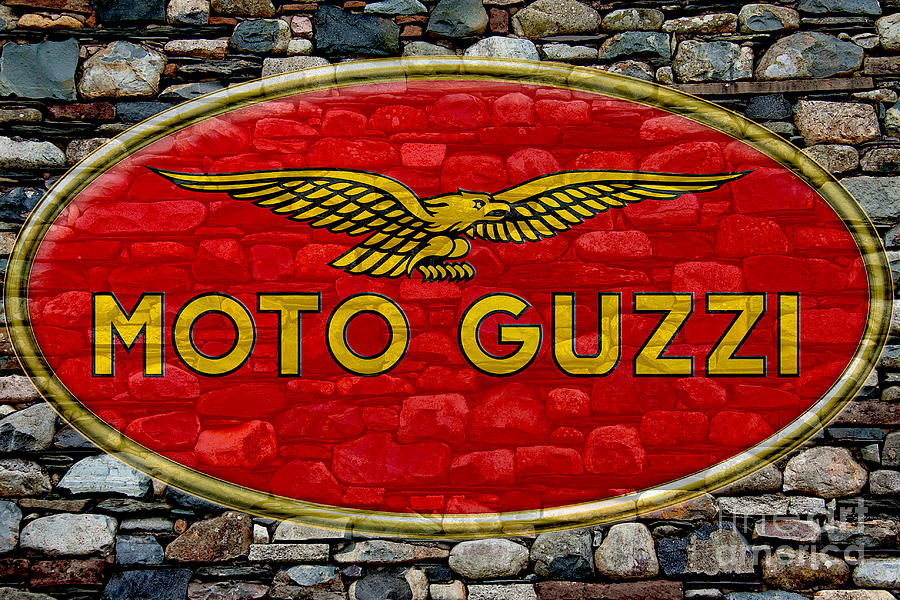 Moto Guzzi Digital Art by Steven Parker