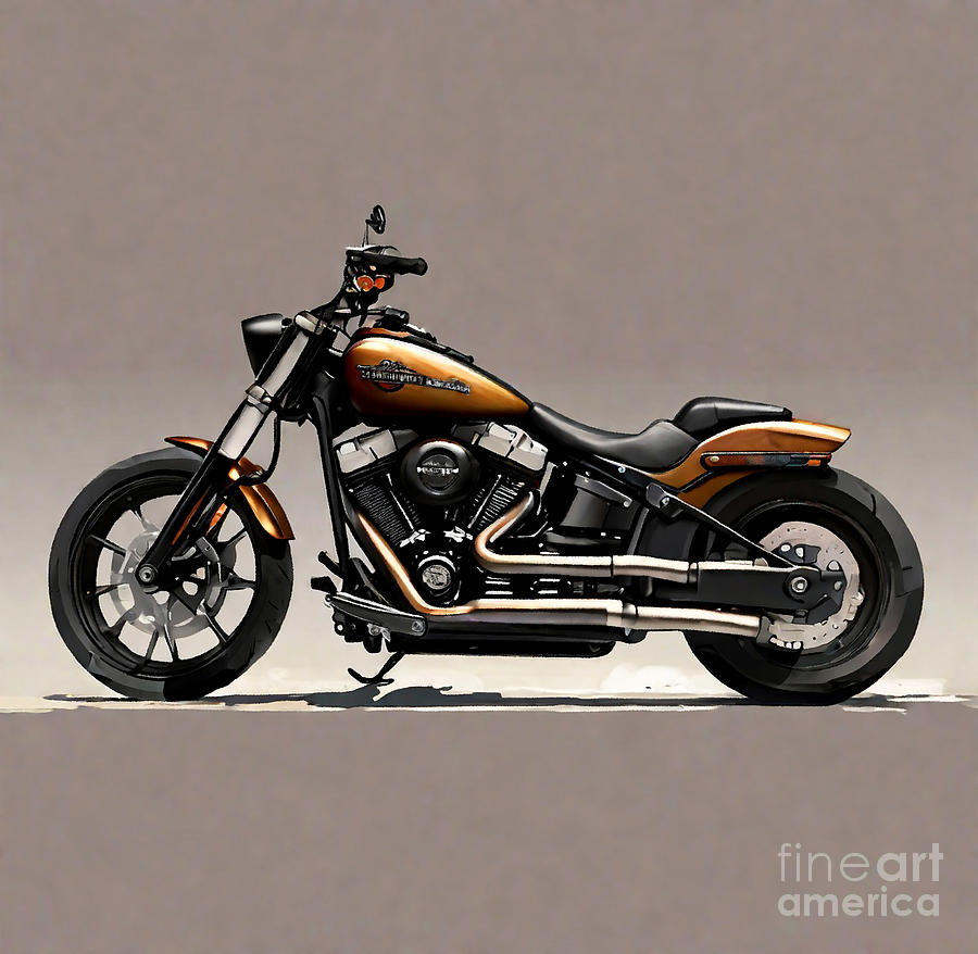 Moto Harley Davidson Fxbrs Softail Breakout 114 Side View Superbikes ...